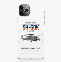 Thumbnail for Mitsubishi Sikorsky SH-60K design on white magsafe iphone case, for iPhone Pro Max