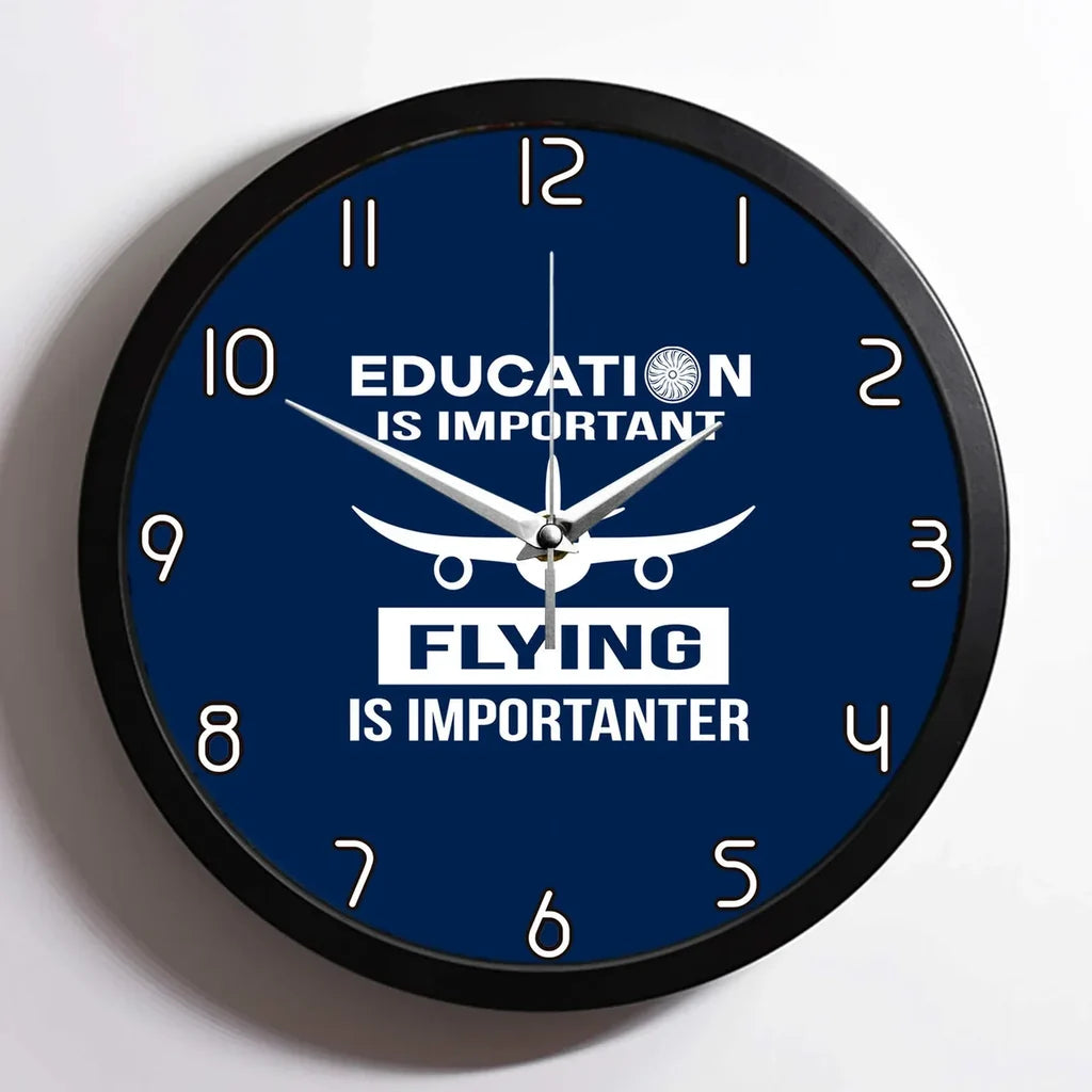 Flying is Importanter Wall Clock - view 3