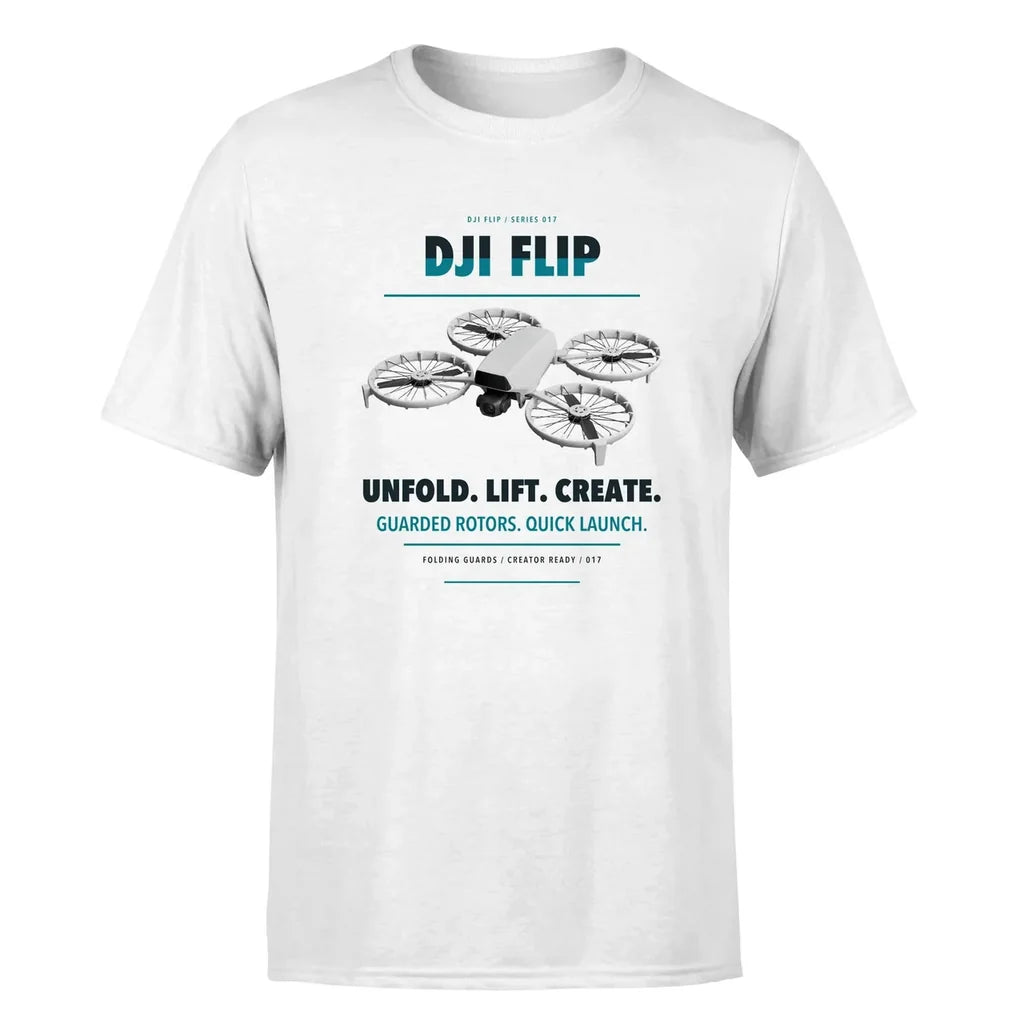 DJI Flip design on white single side