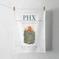 Thumbnail for Phoenix Sky Harbor International Airport (PHX) design on white towel