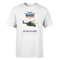 Thumbnail for NHIndustries NH90 TTH design on white t-shirt, single-side print