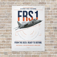 Thumbnail for British Aerospace Sea Harrier FRS.1 vertical canvas print - no frame - white background