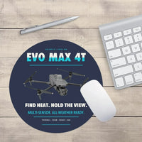 Thumbnail for Autel EVO Max 4T design on navy blue round mouse pad