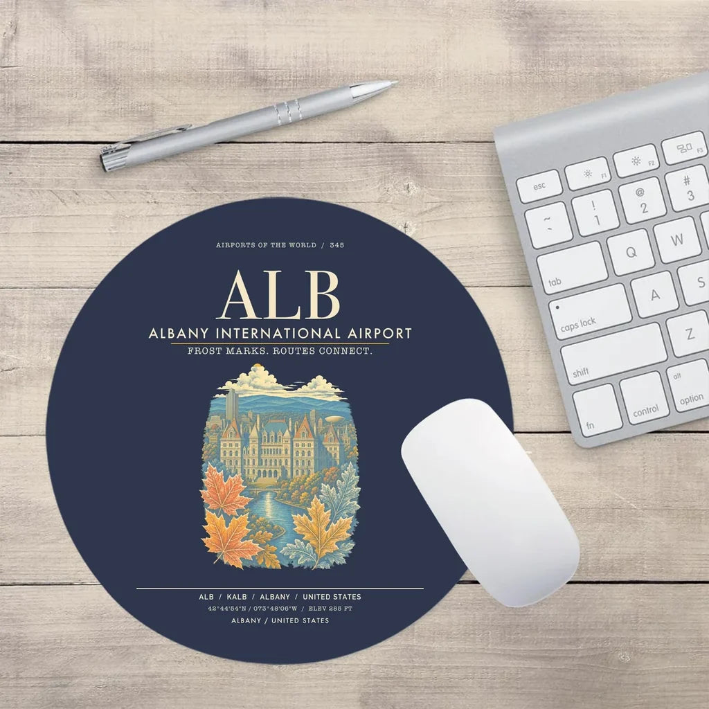 Albany International Airport ALB - Navy Blue