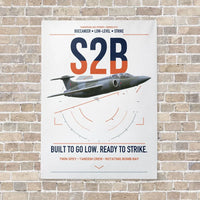 Thumbnail for Blackburn Buccaneer S2B vertical canvas print - no frame - white background