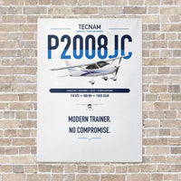 Thumbnail for Tecnam P2008JC NG vertical canvas print - no frame - white background