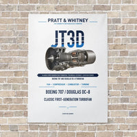 Thumbnail for JT3D vertical canvas print - no frame - white background