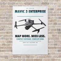 Thumbnail for DJI Mavic 3 Enterprise vertical canvas print - no frame - white background
