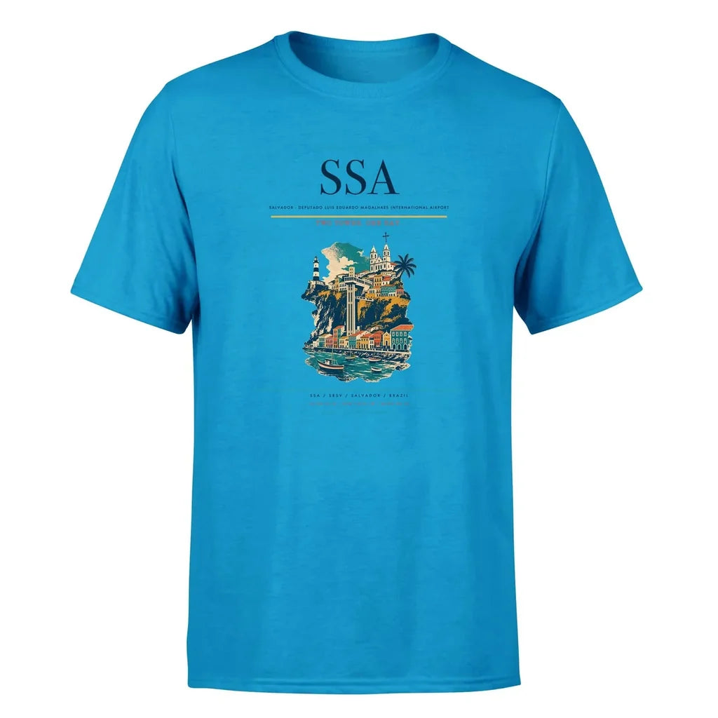 Salvador Airport (SSA) Premium T-Shirt Turquoise