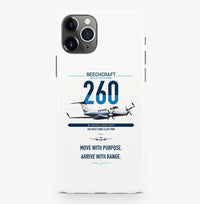Thumbnail for Beechcraft King Air 260 design on white magsafe iphone case, for iPhone Pro Max
