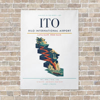 Thumbnail for Hilo International Airport ITO vertical canvas print - no frame - white background