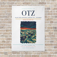 Thumbnail for Ralph Wien Memorial Airport OTZ — Kotzebue vertical canvas print - no frame - white background