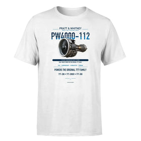 Single-Side Printing — Pratt & Whitney PW4000-112 Engine Double-Side T-Shirt