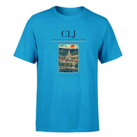 Thumbnail for Cluj-Napoca Airport (CLJ) Premium T-Shirt Turquoise