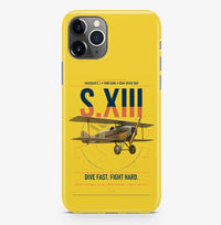 Thumbnail for SPAD S.XIII C.1 design on yellow magsafe iphone case, for iPhone Pro Max