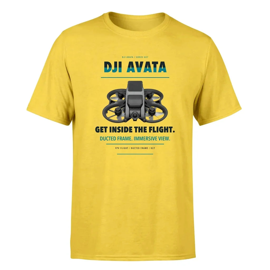 DJI Avata design on yellow single side