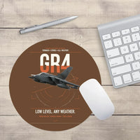 Thumbnail for Panavia Tornado GR4 design on brown round mouse pad