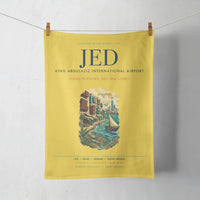 Thumbnail for Jeddah King Abdulaziz International Airport (JED) design on yellow towel