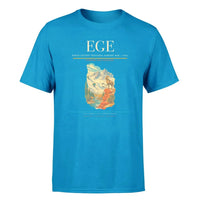Thumbnail for Eagle County Regional Airport (EGE) T-Shirt single-side front print in Turquoise | eagle-county-regional-airport-ege-double-side-t-shirt