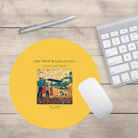 Thumbnail for VINTAGE G4450 - The Prop Wash Leaves - Designed Mouse Pads design on yellow round
