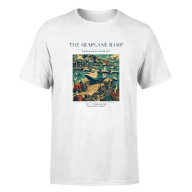 Single-Side Printing — The Seaplane Ramp Double-Side T-Shirt