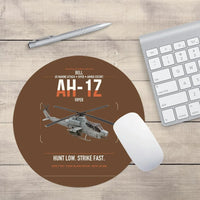 Thumbnail for Bell AH-1Z Viper design on brown round mouse pad