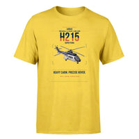 Thumbnail for Airbus H215 design on yellow t-shirt, single-side print