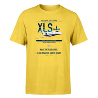 Thumbnail for Cessna Citation XLSPlus design on yellow double-side t-shirt, single-side print