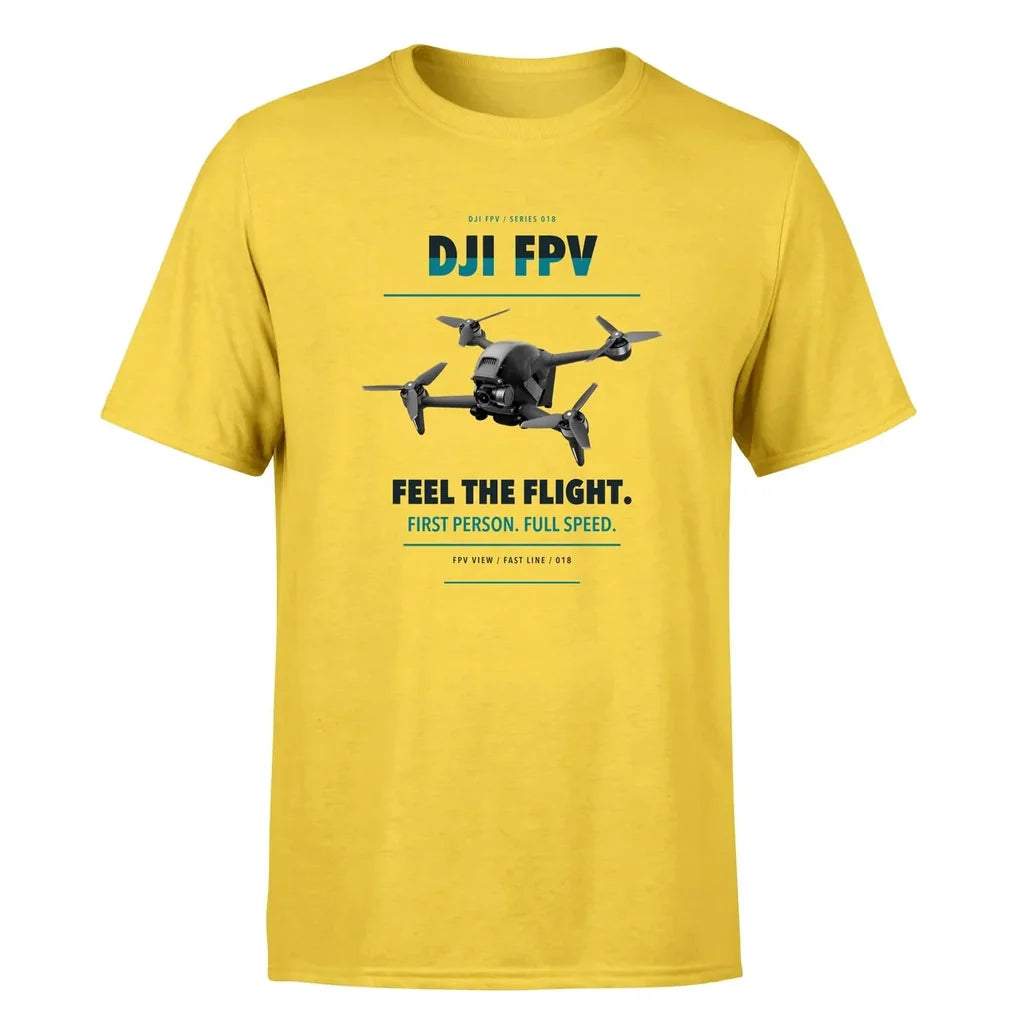 DJI FPV design on yellow single side