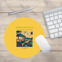 Thumbnail for VINTAGE G4309 - The Midway Refuel Island - Designed Mouse Pads design on yellow round