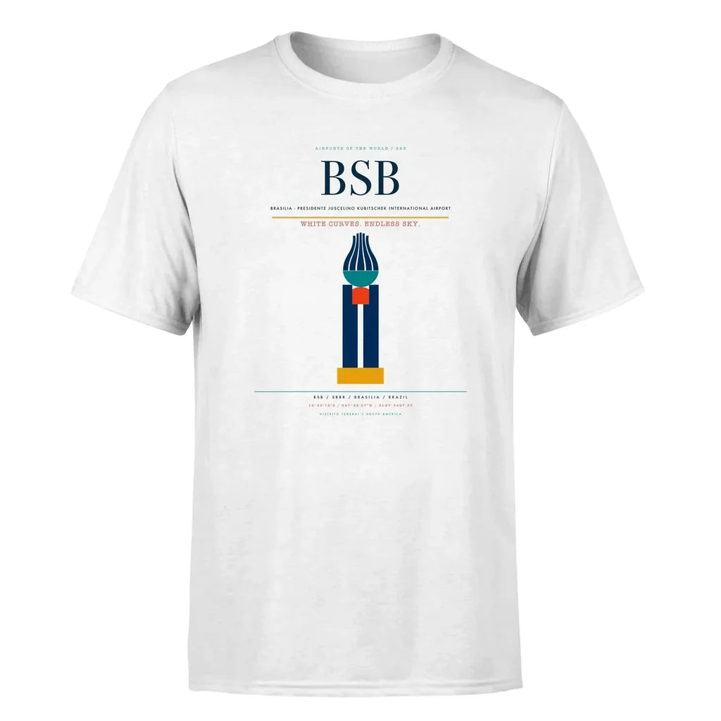 Brasilia Airport (BSB) Premium T-Shirt White