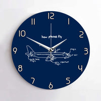 Thumbnail for How Planes Fly Wall Clock - view 4