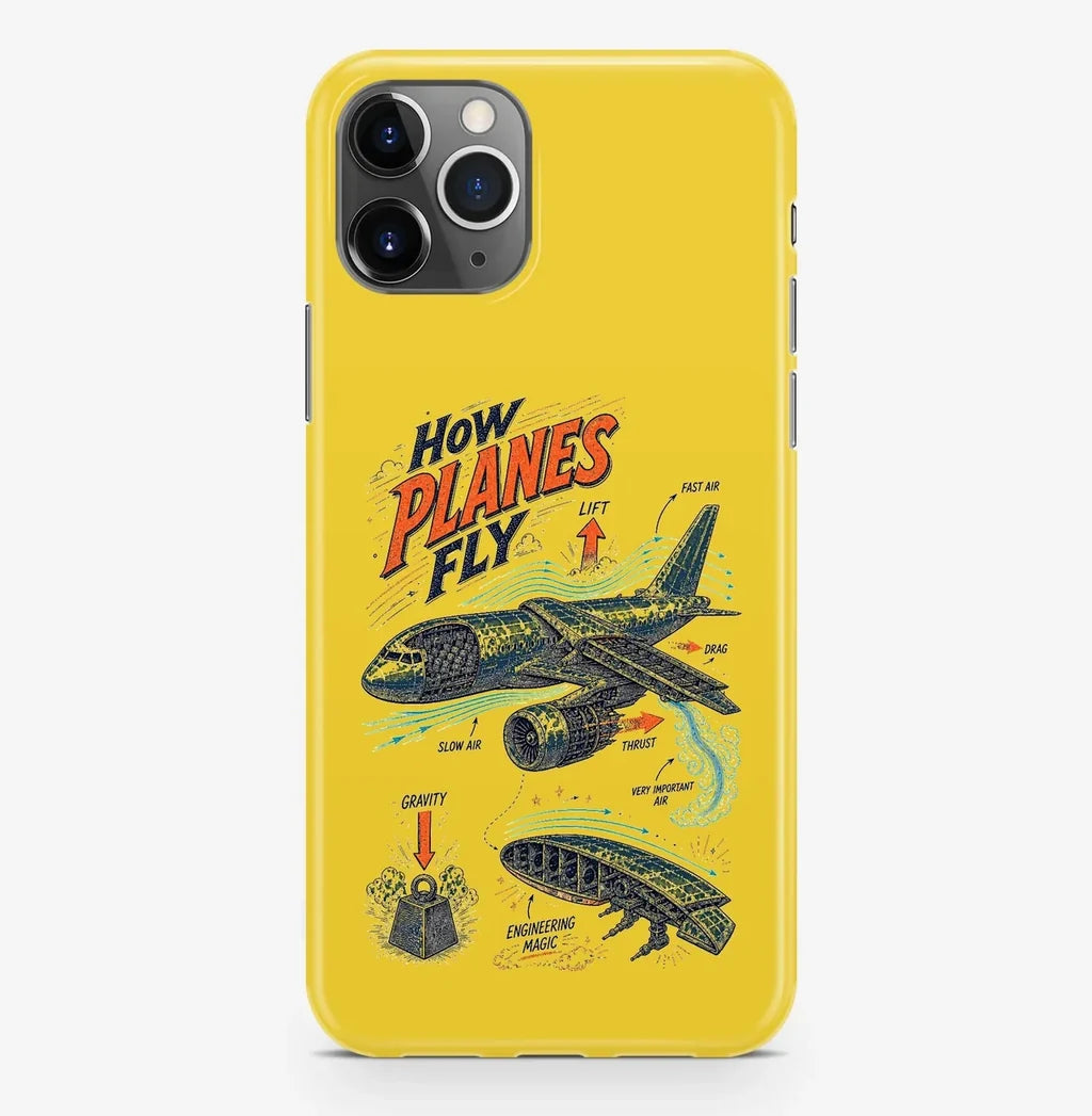 SIGNAL 616 - How Planes Fly V2 - MagSafe iPhone Pro Max design on yellow magsafe iphone pro max