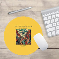 Thumbnail for VINTAGE G4285 - The Canyon Mail Hook - Designed Mouse Pads design on yellow round