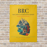 Thumbnail for San Carlos de Bariloche Airport BRC - Canvas No Frame - Yellow