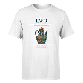 Single-Side Printing — Lviv Danylo Halytskyi International Airport (LWO) Double-Side T-Shirt