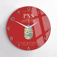 Thumbnail for Pensacola International Airport PNS Wall-Clock No-Frame - Red