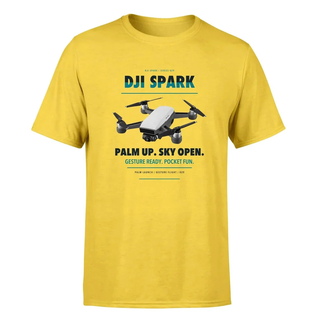 DJI Spark design on yellow single side