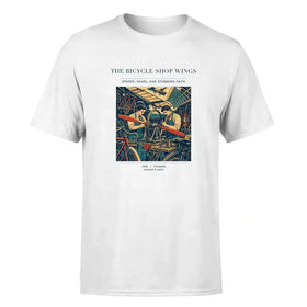 Single-Side Printing — The Bicycle Shop Wings Double-Side T-Shirt