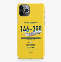 Thumbnail for BAe 146-300 design on yellow magsafe iphone case, for iPhone Pro Max