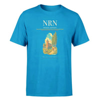Thumbnail for Weeze Airport (NRN) T-Shirt single-side front print in Turquoise | weeze-airport-nrn-double-side-t-shirt