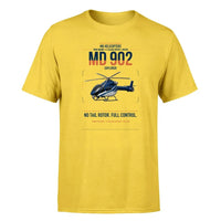 Thumbnail for MD Helicopters MD 902 Explorer design on yellow t-shirt, single-side print