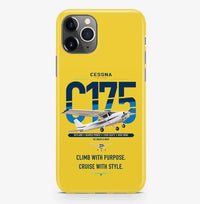 Thumbnail for Cessna 175 Skylark design on yellow magsafe iphone case, for iPhone Pro Max