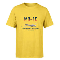 Thumbnail for MQ-1C Gray Eagle ER design on yellow double-side t-shirt, single-side print