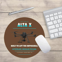 Thumbnail for Freefly Alta X design on brown round mouse pad