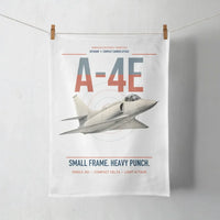 Thumbnail for A-4E Skyhawk design on white towel