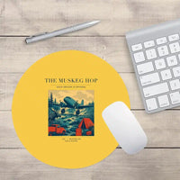 Thumbnail for VINTAGE G4282 - The Muskeg Hop - Designed Mouse Pads design on yellow round