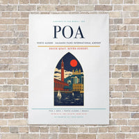 Thumbnail for Porto Alegre - Salgado Filho International Airport POA - Canvas No Frame - White