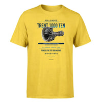 Thumbnail for Trent 1000 TEN design on yellow single side