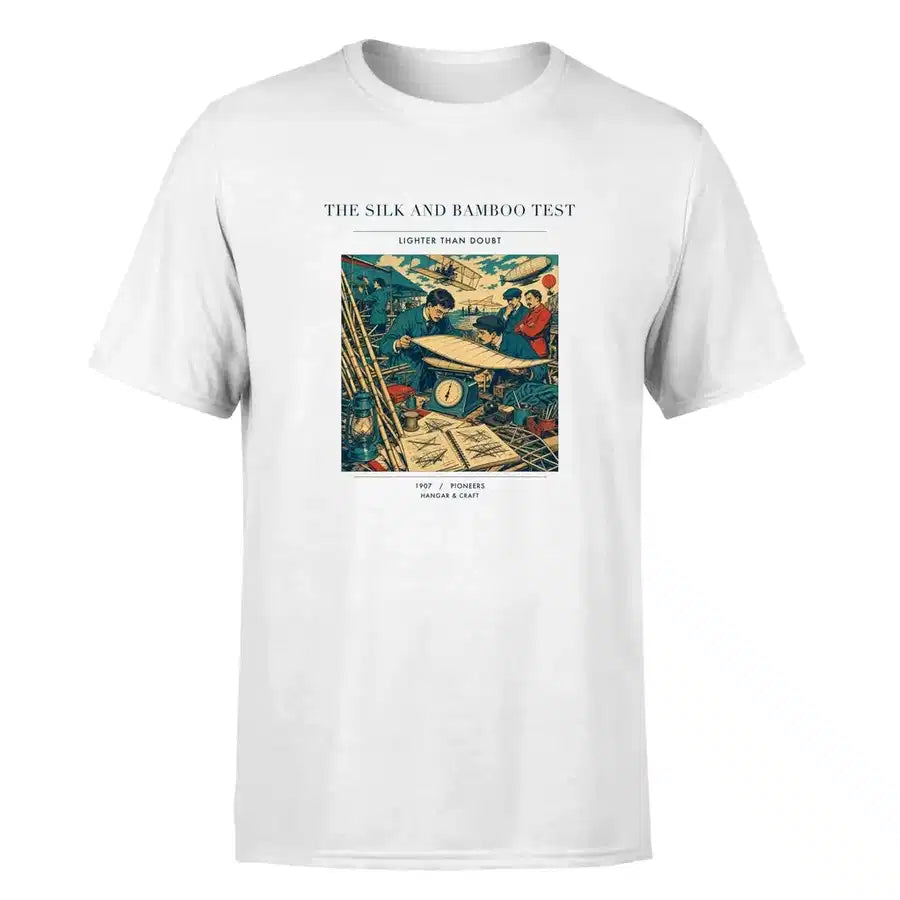 VINTAGE G4326 - The Silk And Bamboo Test - Premium T-Shirt design on white premium t shirt